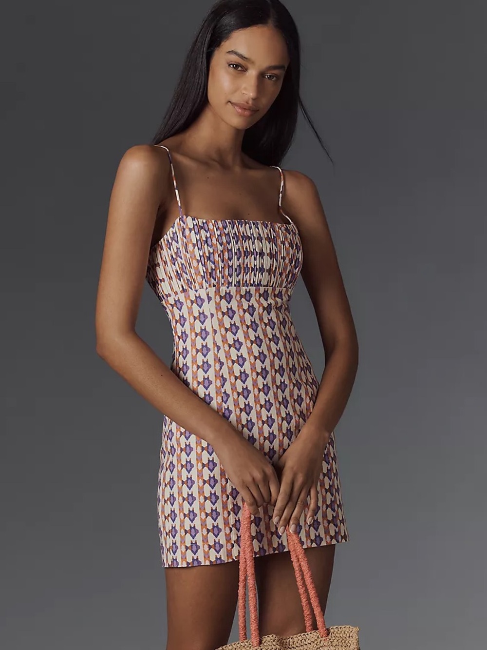 NWT Anthro Maeve Ophelia Sleeveless Linen Slim Mini Dress Linen Blend US 12 $148